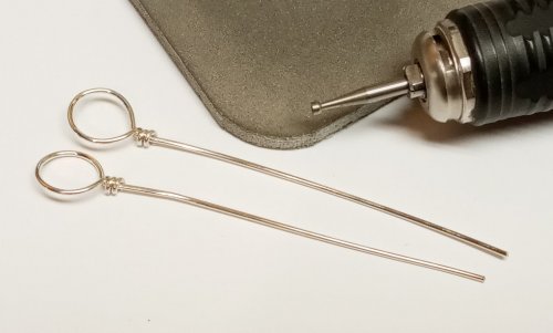 Judy Larson's Closed Loop Ear Wires - , Findings & Components, Toggles & Clasps, Earwire & Headpin, Loops, Wire Loop, Wrapped Wire Loop, closed loop ear wires